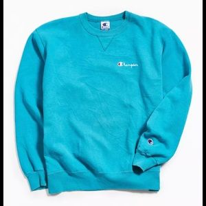 Cozy, teal Champion sweater. Never worn!!